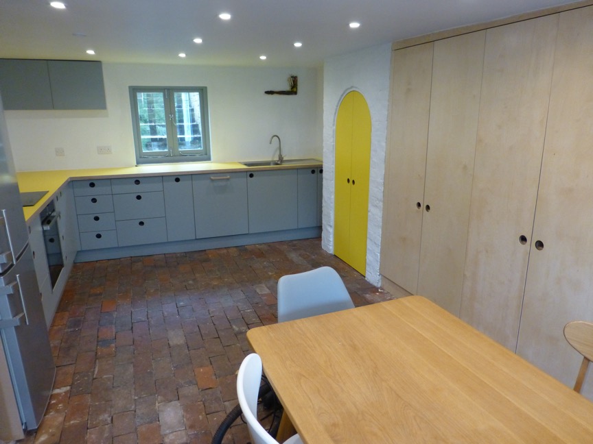 birch ply door for arch